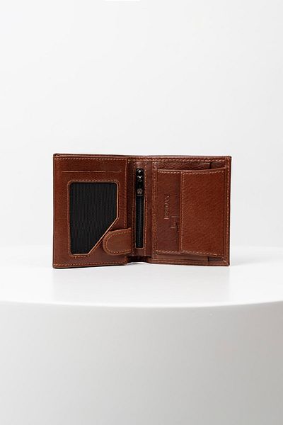 BAYDERİ Luna Genuine Leather Rfid Protected Gentle Men's Wallet with Convenient Coin Tank