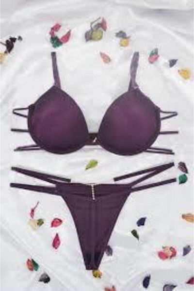 Le Jardin 6950 Costum de sutien fără bretele Jacquard Umplut cu minge de prune