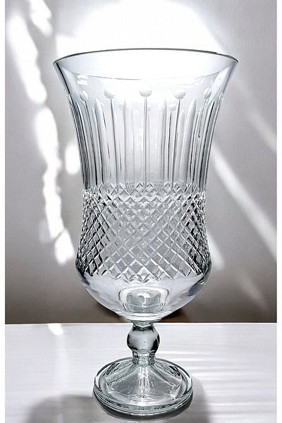 Kristal Market Vază decorativă cu model de crocodil de dimensiuni mari, realizată manual, cu model de cristal