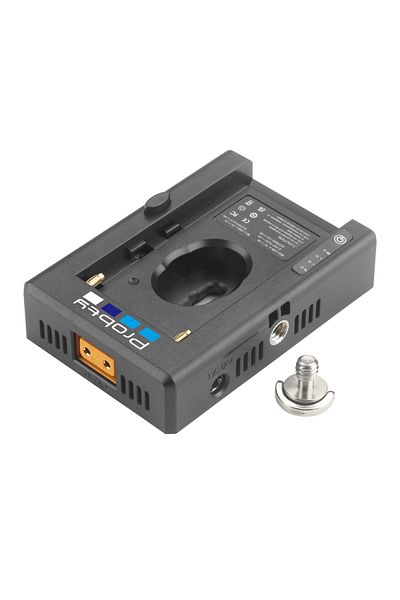 Choice Adapter Plate NP-F Battery Charger Battery Adapter Plate with DC12V DC8V USB-A Output Cold Shoe Adap