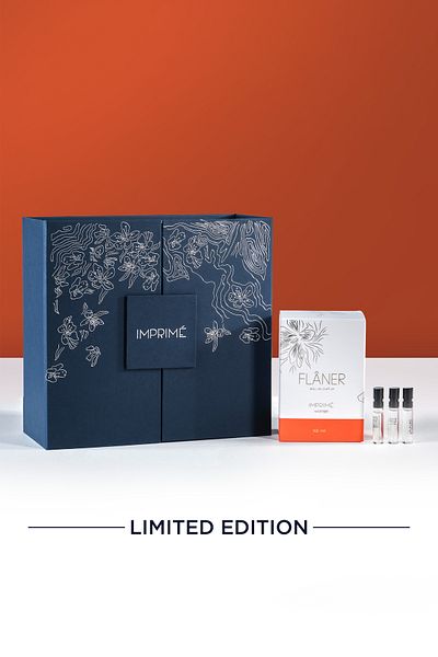 Imprime مجموعة عطور هدية فلانير EDP |   الشرقية، الأزهار |   الحمضيات، الخزامى، الزعفران، المريمية، العنبر، الأرز