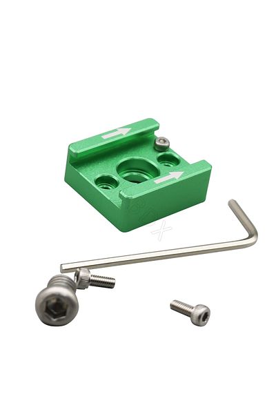 Choice Green Cold Shoe Mount Adapter 1/4" Screw Mounting Hole For Digital Dslr Camera Rig/cage/cheese Plat