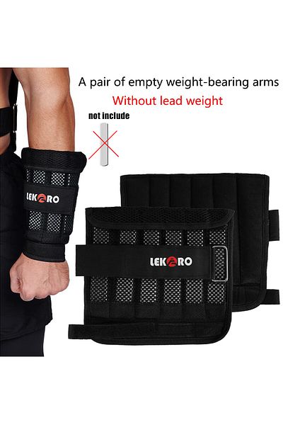 LEKARO Heavy-duty sandbags A Pair Of Leggings Adjustable Weight-bearing Sandbags Running Leg Weight Trainin