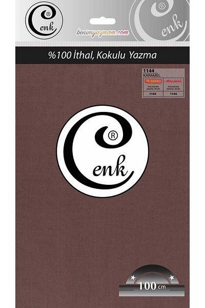 Cenk Culoare uni 100 Cm Pungă de scris - 0301 - 1144-caramel