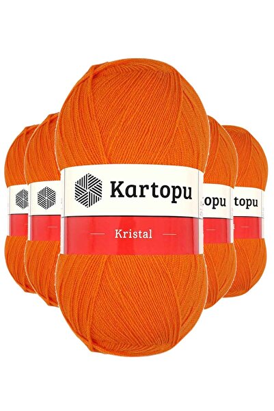 Mestore 5 bucăți de ață de fire de croșetat manual, cu două straturi, din cri...