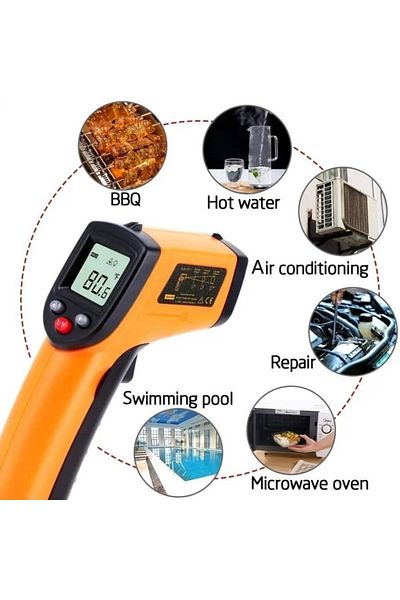 Choice Gm320 Non-contact Digital Laser Grip Infrared Thermometer Temperature -58f-716f(-50C-380C), Digit...