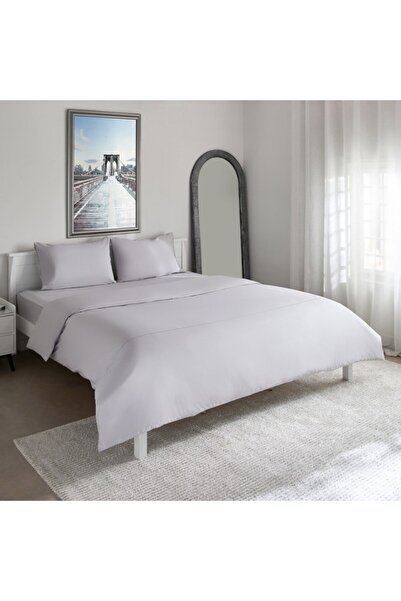 Home Box Purely Percale 3-Piece Super King Duvet Cover Set - 240x220 cm