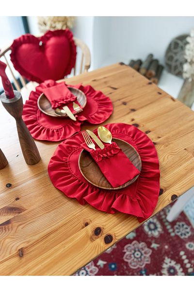 KaiHome Калъф за прибори за хранене / Калъф за вилици, лъжици и ножове Dak Linen с 3 отделения, 2 части