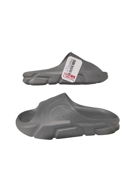GEZER Men's Gray Dotted Open Front Bathroom Garden Slippers