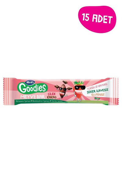 Hero Baby Hero Goodies Strawberry Cocoa Fruit Bar 30g X 15 (450g)