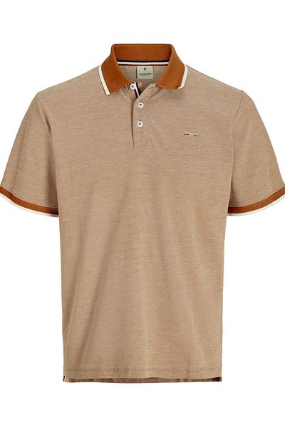 Jack & Jones JPRBLUALVES SS POLO Кафяв