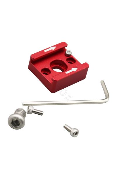 Choice Red Cold Shoe Mount Adapter 1/4" Screw Mounting Hole For digital DSLR  Camera Rig/Cage/Cheese Plate/