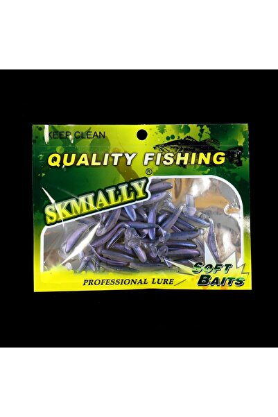 Choice 50 قطعة من طُعم الصيد الناعم الصغير، طُعم دودة ذيل على شكل حرف T، طُعم...