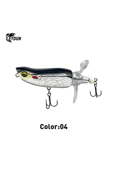 Choice طُعم صيد سمك بوبر 04، 15 جم، طُعم صلب للمياه السطحية، ووبر بلوبير، ذيل...