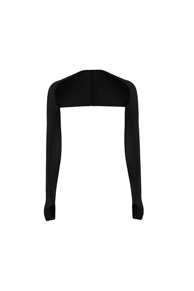 Choice Black Women's Sports Sun Protection Shawl Thin Style Shoulder Length Women's Sports Sleeve Perfect F