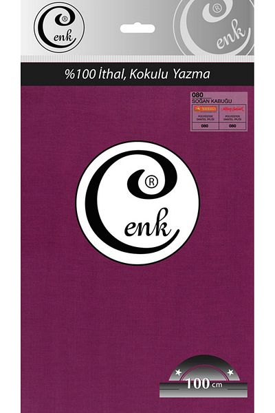 Cenk Culoare uni 100 Cm Scriere în pungă - 0301 - 080-coaja de ceapă