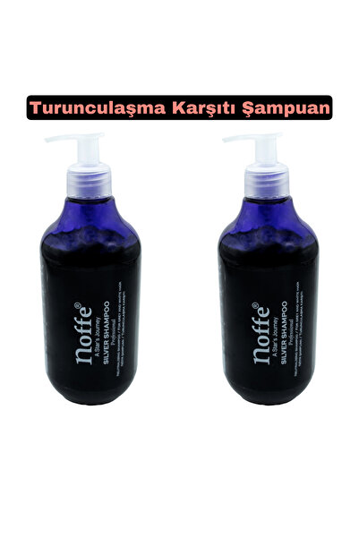 noffe Turunculaşma Karşıtı Mor & Silver Şampuan 500ml X2 Adet