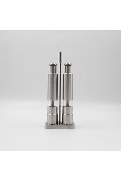 Choice 1set Thumb Pepper Grinder Stainless Steel Salt Grinder Pepper Mill Single Hand Manual Mini Salt And