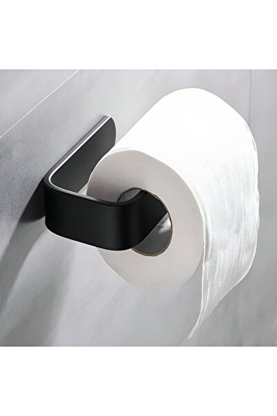 ETÜCCAR حامل مناديل حمام لاصق قوي 3M حامل مناديل حمام معدني أسود