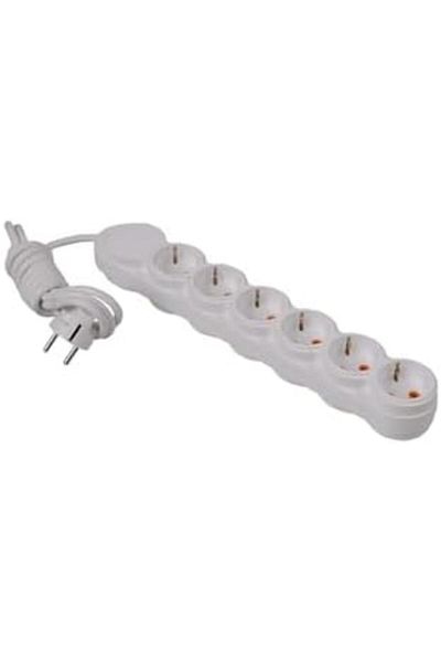 STOREMAX 2 m Child Proof Grounded Socket Oya White Sblshp 1064356