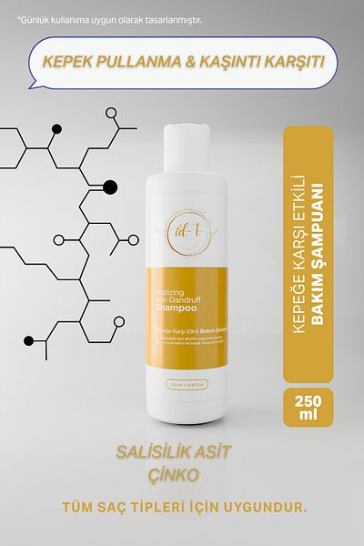 İDT Anti-Dandruff and Zinc Repair Shampoo