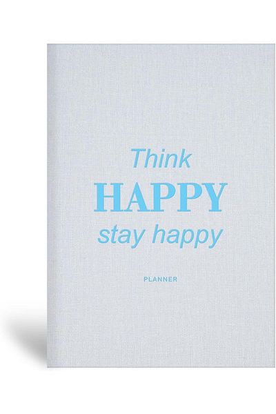 STOREMAX Blue Color 15X21 Linen Planner Agenda Timeless Notebook