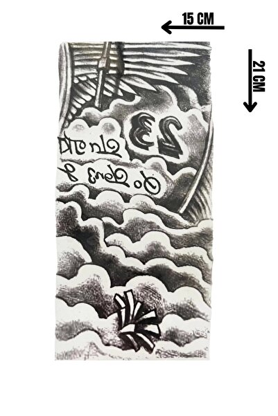 Barly Geçici Dalga Figürlü Dövme Tattoo