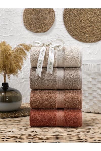 Elaganya Mabel Set of 4 Towels 50X90Cm 100% Cotton
