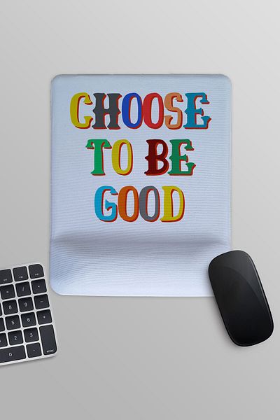 qoeuyl boutique Alegeți mousepad dreptunghiular imprimat Te Be Good cu suport pentru încheietura mâinii