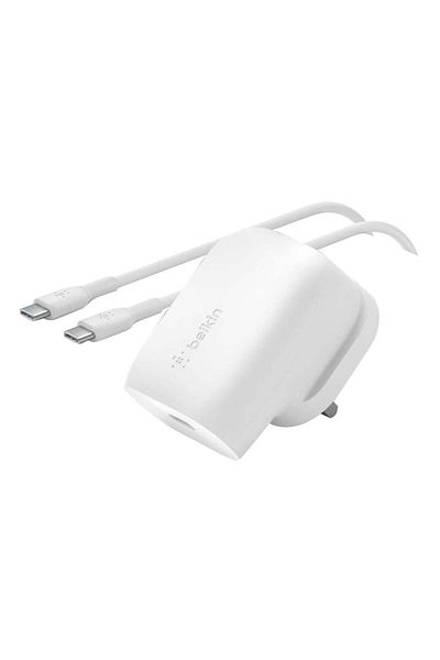 Belkin Belkin Boost PD 3.0 PPS 30W Fast Wall Charger with Type C to C Cable