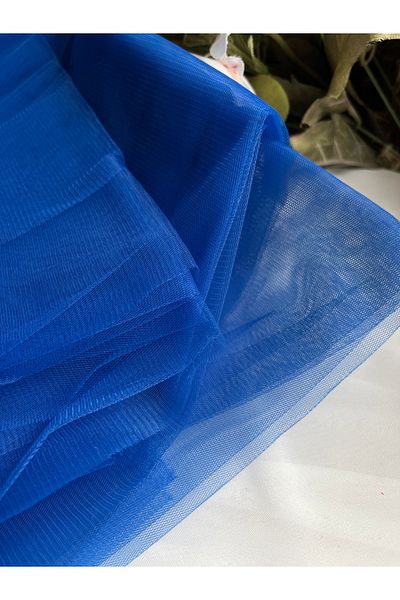 partici dükkanı Hayal Tulle - Saks Blue Color - 1 metru
