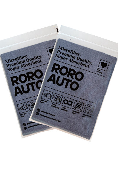 roro auto Roro Auto Fuji Mikrofiber Araç Kurulama Havlusu Araç Yıkama Bezi 40...
