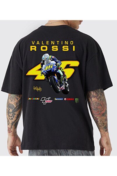 VEK Μπλουζάκι με στάμπα ROSSI Motor Oversize