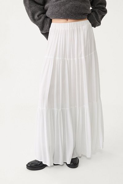 Stradivarius Boho midi skirt