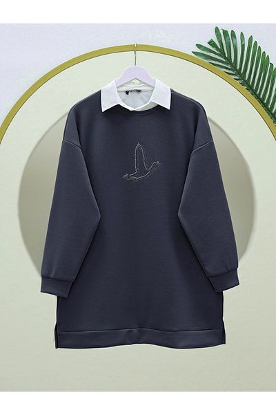 Modamorfo Καπνιστό Osyho Tunic - Μοτίβο πουλιού και πέτρα