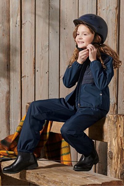 Tchibo Kids Girl Graphic Print Water Proof Pants, Navy