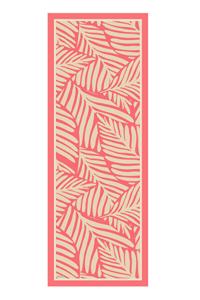 Bursa İpek Μεταξωτό σάλι με ροζ μοτίβο Ekin