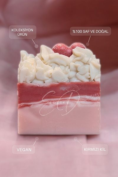 EDLIKE Natural Handmade Love Soap Made from Pure Oils 110 Gr