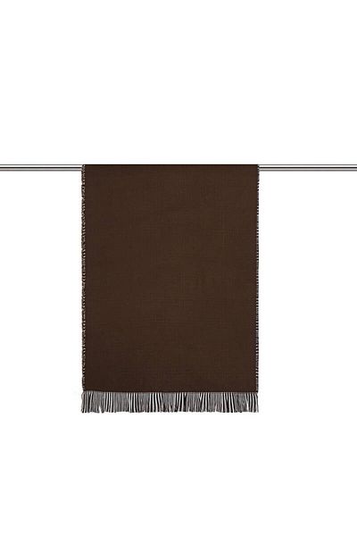 Bursa İpek Brown Double Sided Winter Shawl
