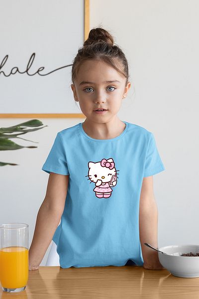 New Shine 1 tricou este un cadou pentru achiziții de 6 și mai sus în coș - Tricou cu mânecă scurtă imprimat pentru copii