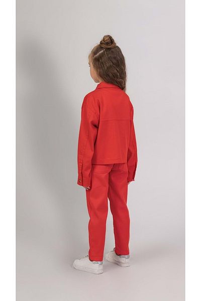 wakawakakidsstore 3-Piece Girl's Suit with T-Shirt Jacket Pants