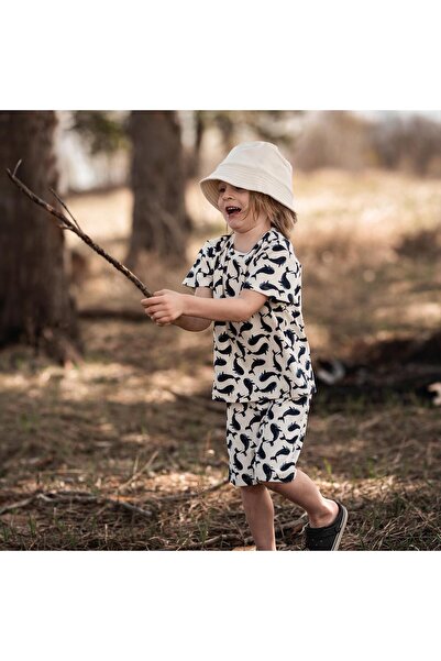 Antebies Whale Shorts Pajamas