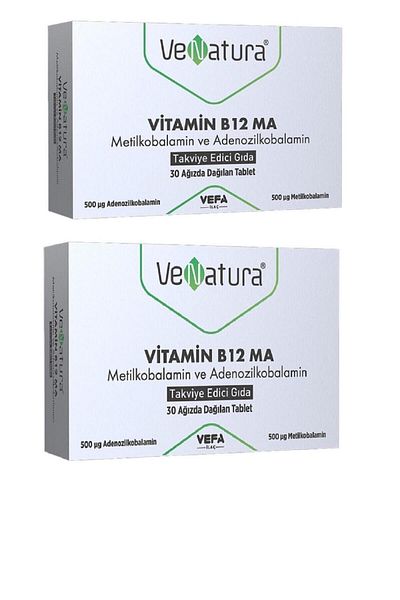 VeNatura Vitamin B12 Ma - 30 Tablets 2 Pack