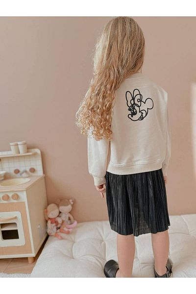 YİGİT BUTİK Yigit Boutique Embroidery Embroidered Pleat Cloth Girls' Swet Dress