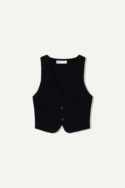 Bershka V-neck vest