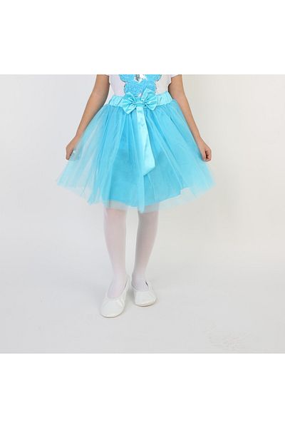 Dıgıl Kids Fusta Tutu pentru fetiță cu fundă turcoaz