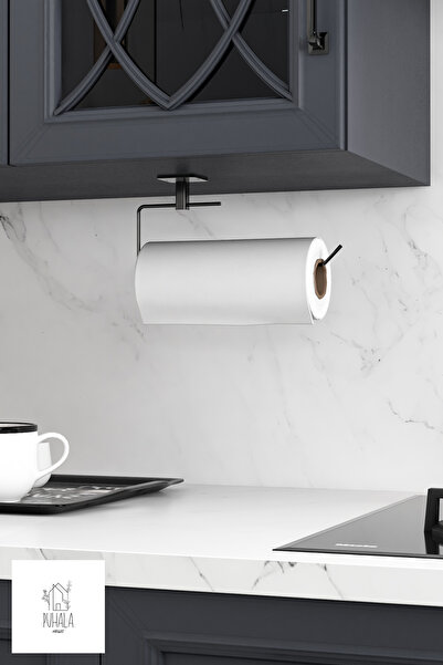 Genel Markalar Yapışkanlı Siyah Kağıt Havluluk Rulo Havluluk Peçetelik Yapışk...