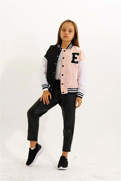 Hopi Kids 5 Year Old Girl College Coat - Front Snap Closure and Lined