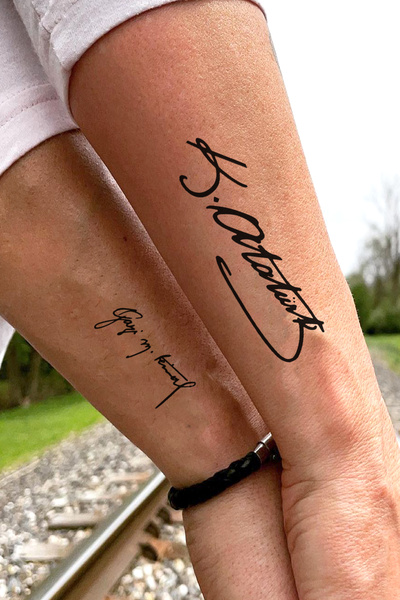 BP Tattoo Atatürk Dövmesi Unisex Dövme Tattoo