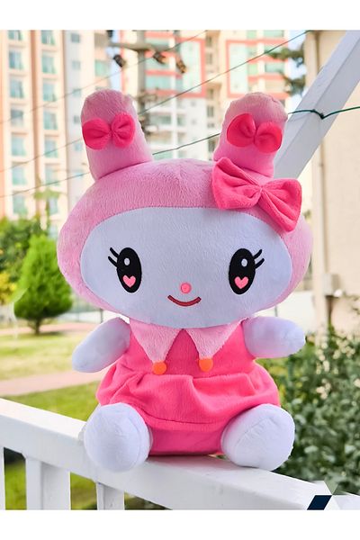 NB market My Melody Kuromi Plush Toy 25cm Sanrio Kawaii Brand with Tag Kuromi Pink Color Melody